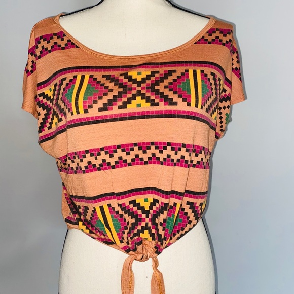 aztec crop top